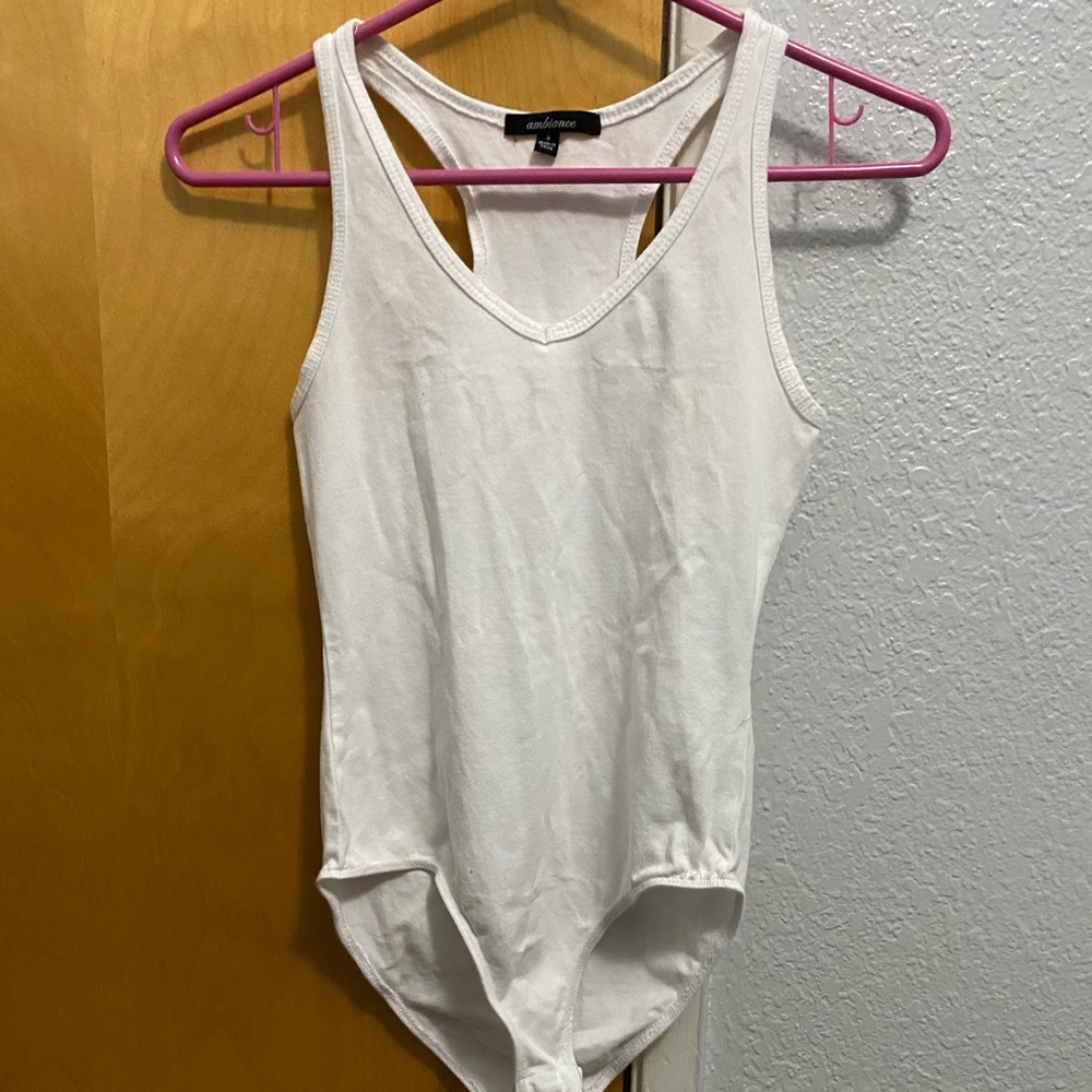 White tank bodysuit